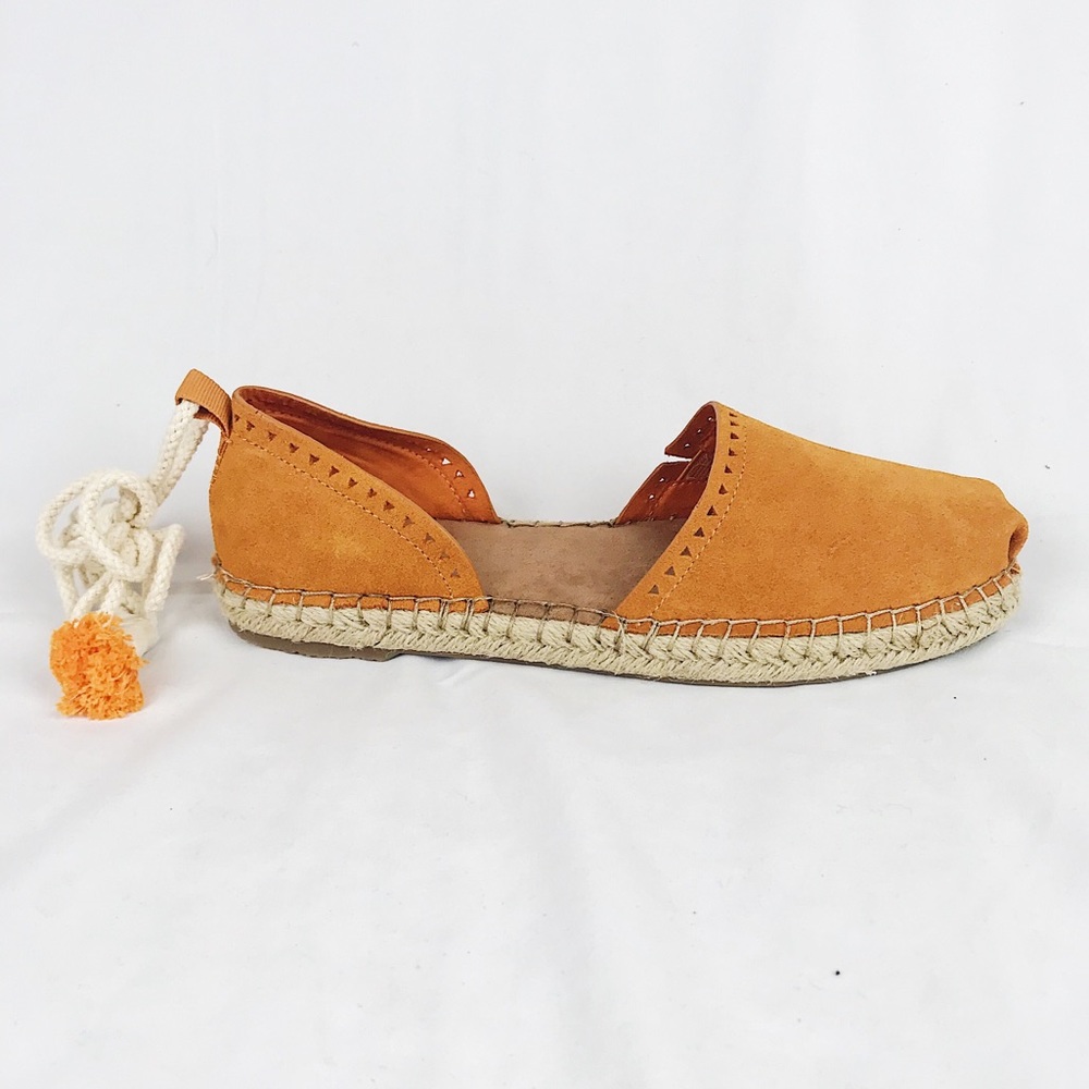 NWT Toms Katalina Saffron Suede Espadrilles - Picture 6 of 8
